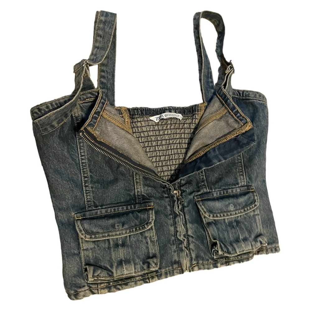 Zara Denim top
